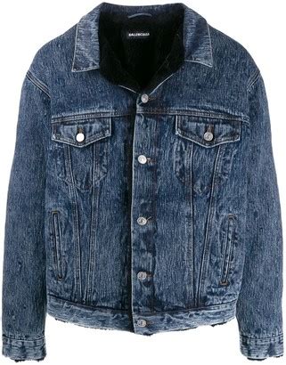 balenciaga replica denim jacket